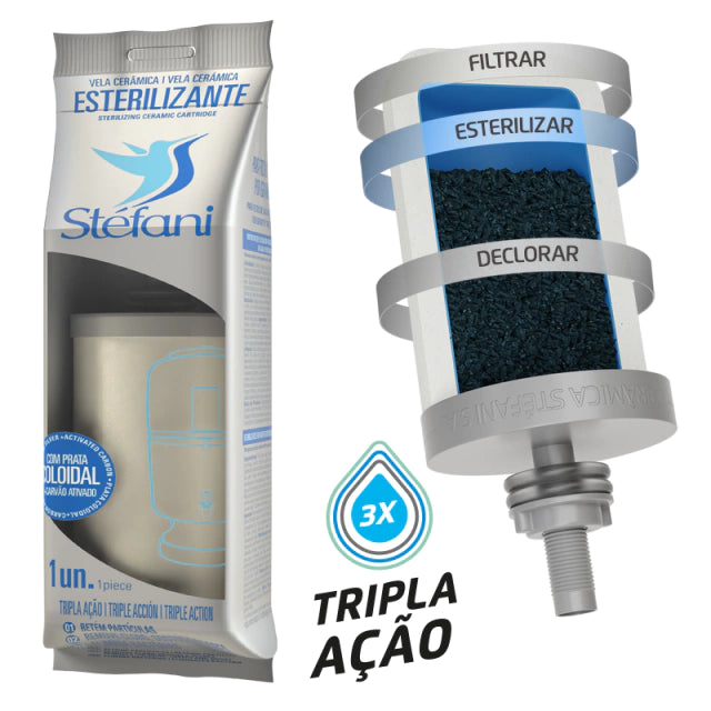 Filtro São João Classic - 8 litros - 2 velas - 2 boias